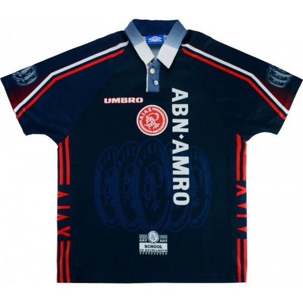 Tailandia Camiseta Ajax Segunda Retro 1997 1998 Negro